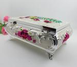 Shinny Gifts Fashion Jewerly Organizer Box Earring Storage Box Cosmetic Jewelry