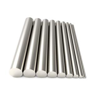 China Polished 2D Stainless Steel Round Rods Bars BA Finish 201 301 401 304 factory