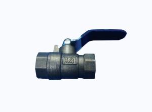 China Full Port Bronze Ball Valve Two Way Air Operated Small Resistance With The Fluid factory