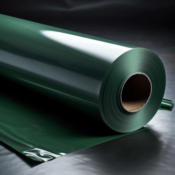 China 40 Micron Opaque Dark Green Polyethylene Release Liner Film factory