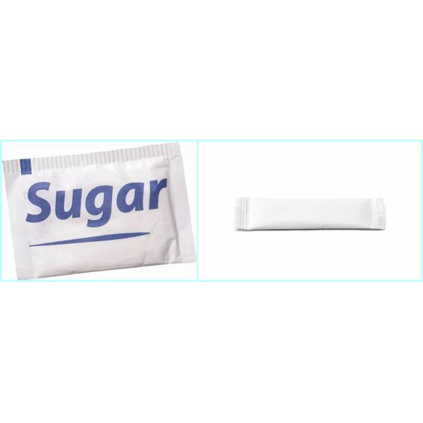 40g + 10PE White Kraft Packaging Sugar Sachet Paper With Poly Coating