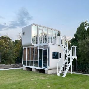 High-End Prefabricated Steel Mobile Studio Convenient Mobile Villa Solution