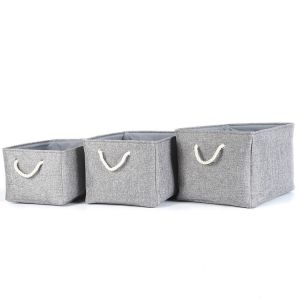 10L Foldable Canvas Storage Boxes