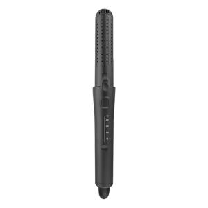 China Ceramic Coating 2 In 1 Electric Hair Curler All Hair Types Hair Straightener Black factory