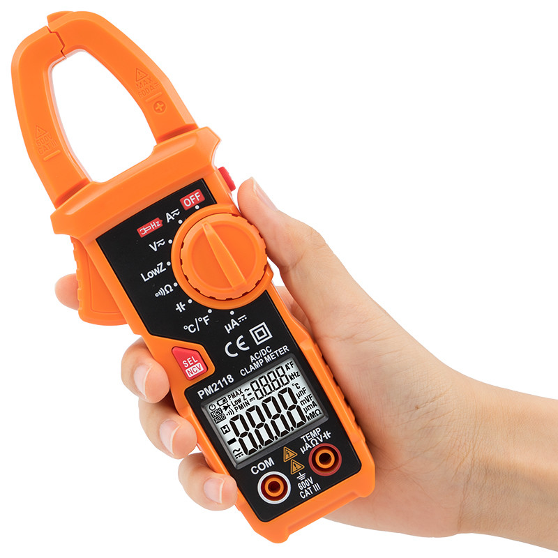 AC / DC Voltage Digital Clamp Meter Multimeter Portable Multifunctional