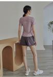 Richee Womens Athletic T Shirts Flatlock Stitcing Ladies Fitness T Shirts