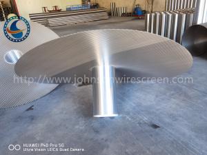 China SS304 Continuous Slot Wedge Wire Screen Pipe on sale
