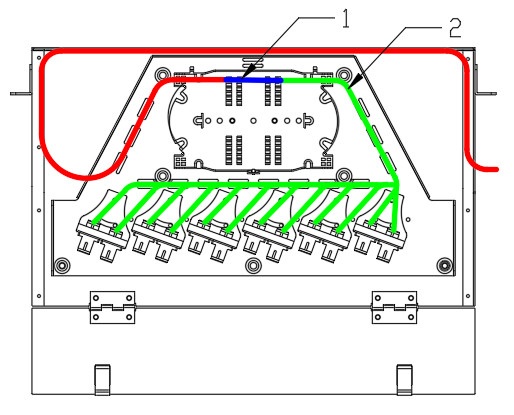 DA-ODU48-SC-S 2U ODF Unit Splicing Type