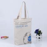 2017 nice design cotton tote bag with logo canvas tote bag