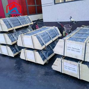 China Furnace Carbon Graphite Electrodes 600mm With Nipples factory