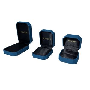 SMATA FSC Luxury Jewelry Packaging Boxes Octagonal High End Suede Gift Box