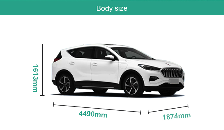 4490*1874*1613 Length * width * height 2023 Hongqi E-HS3 344km Endurance Version 4WD High Speed Electric Car Wheel Base 2750
