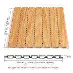 Wood Plastic Composite WPC Sound Proofing Panels Bendable