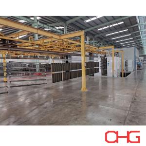 China Customization Professional Electrostatic Powder Coating Line for Aluminum Profiles Manufactured factory