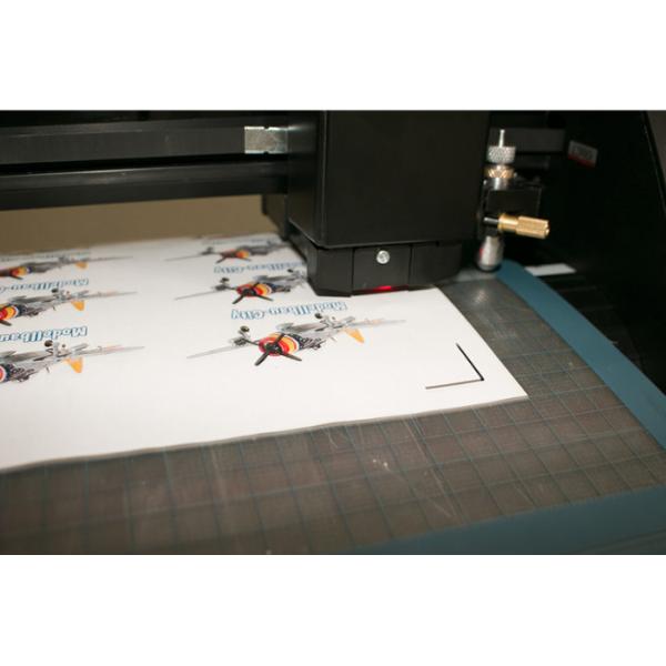 High Speed Vinyl Sticker Cutter , Vinyl Cutter Plotter With Steel Axis