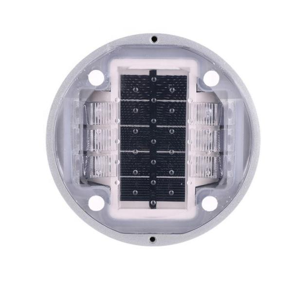 Driveway Marker Solar Aluminium Cat Eye Round Road Stud for Highway Red Blue