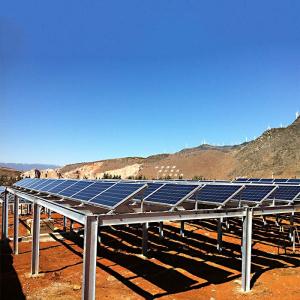 China 130mph Framed/Frameless Flexible Anodized Solar Panel Ground Mounting Systems factory
