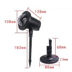 Outdoor IP65 Christmas RGBW infinite mixed color LED lawn magic ball light