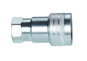 China Ball Valve Quick Attach Hydraulic Couplers KZEB-SF Series Cr3 Zinc Plated factory
