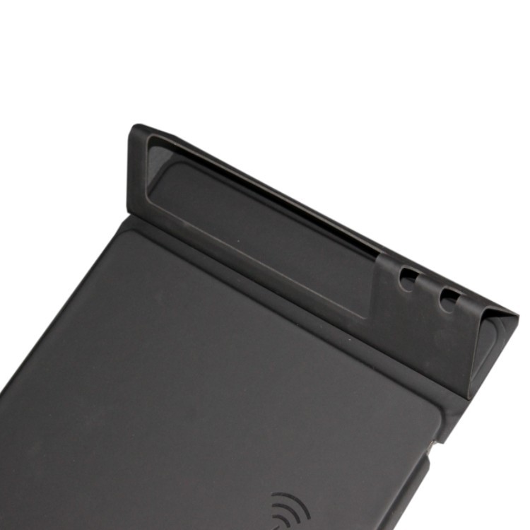 High Quality Personalized Folding Multifunction Waterproof Customised Logo Pu Leather Wireless Charging Mo