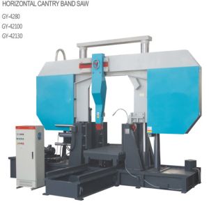 Gantry Structure Automatic Horizontal Band Saw , Auto Feed Bandsaw