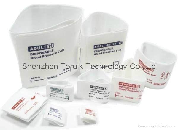 China Disposable blood pressure cuff for adult pediatric neonatal infant,double singel tube,adult/infant/neonate factory