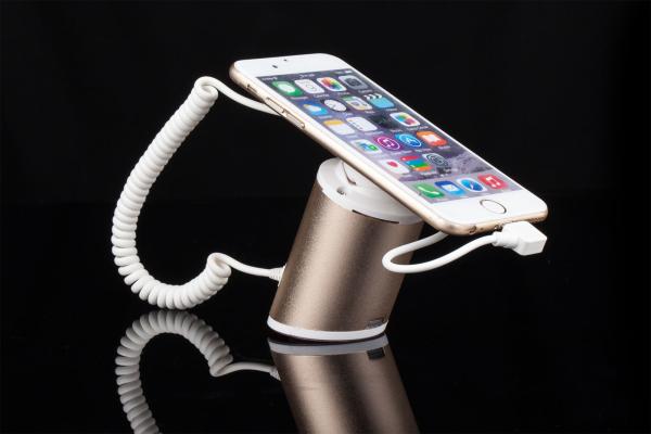 COMER clamp anti-theft counter display magnetic stands for mobile phone retail