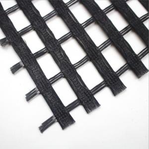 China Warehouse Warp-Knitted Polyester Geogrid Pet Biaxial/ Uniaxial Geogrid with CE /ISO9001 on sale