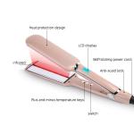 2 In 1 Salon Professional Infrared Hair Straightener Anti Static