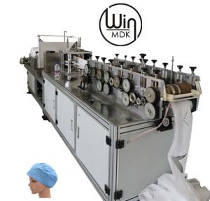 China 170pcs/Min Plastic Medical Disposable Head Cap Making Machine factory