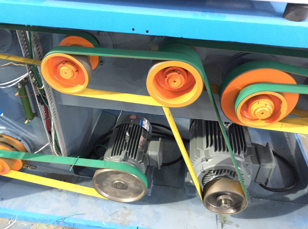 High Durability Fine Wire Drawing Machine , Magnetic Brake Horizontal Wire Drawing Machine