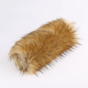 China High Pile Faux Fur Collar Description Raccoon Fur For Hood Pattern Printed factory