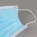 Personal Care 3 Ply Disposable Mask , Non Woven Fabric Mask For Food Industry
