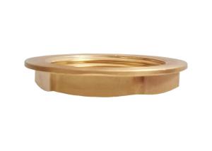 China Brass Flange Lock Nut Female Thread Hexagon Type factory