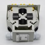 24 Core DIN Rail Fiber Optic Cable Patch Panel 12 ST Duplex Adapter Terminal