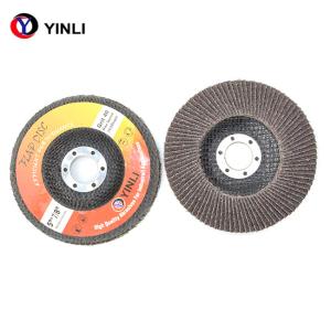 China Calcined Aluminum Flap Disc , Sanding Discs 120 Grit For Grinder Polishing factory