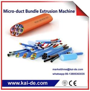 China PE duct production machine PE duct for cables PE microduct extrusion machinery factory