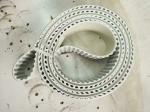 Timing belt for glass sandblasting machine