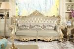 Luxury Classic French design of Living room Sofa sets 1+2+3 used Beech wood fame