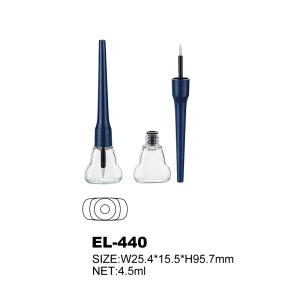 China Round Empty Eyeliner Bottle For Professional Makeup Artists factory