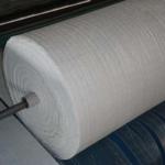 White color 3mm thickness fiberglass needle mat for insulation