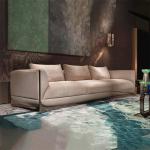 Frosted Modern Cloth Sofa 0.9x0.8m Luxury Living Room Furniture Sets