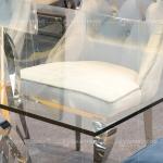 200cm Tempered Glass Dining Table