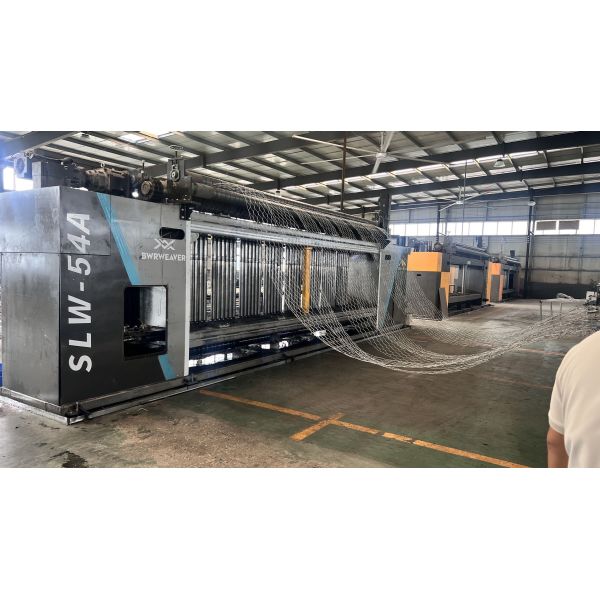 High Output Automatic Gabion Box Making Machine Easy Operate SLW54A Gabion Mesh