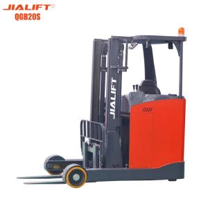 China 11kw Electric Stacker Forklift 1300kg Standing On 1300kg Lifting Height 4.5m factory