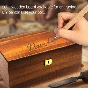 China Eco Friendly Lockable Wooden Storage Box factory