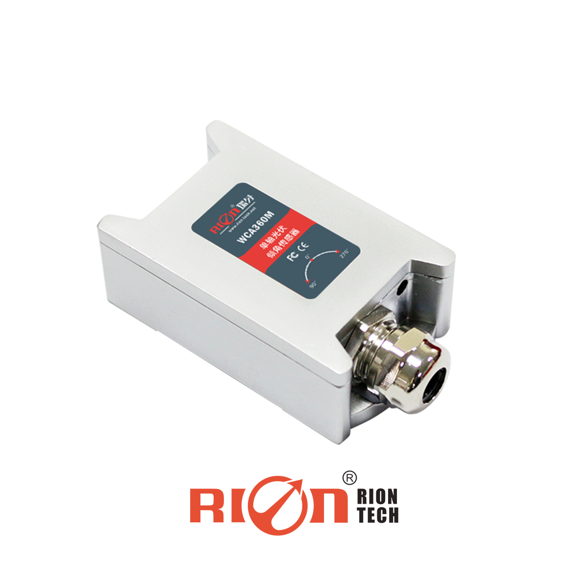 China WCA360M Single-Axis Tilt Sensor with High Resolution 0.1° for Solar PV Tracking and Wide Voltage Input 9-36V on sale