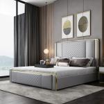 Wooden SS Frame Hotel Luxury Bed