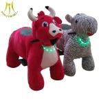 Hansel plush four-wheel scooter in mall ride on horse toy pony