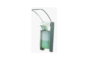 China Public Hand Disinfectant Elbow Dispenser Wall Mounted Lightweight 215×82×245 mm factory
